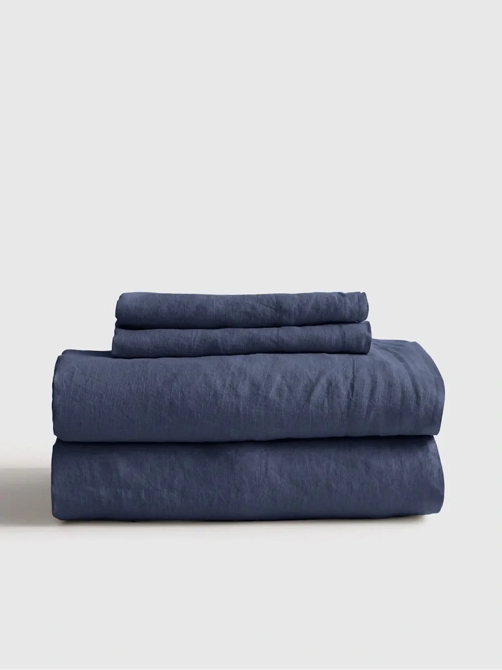 New Quince European Linen Sheet Set Split King (5-piece set) MSRP $214 Nightfall